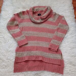 Ultraflirt Pink/beige tutle turtle neck Sw…